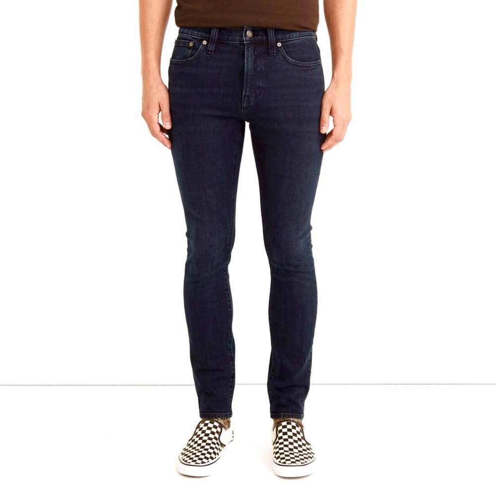 Madewell Mens Jeans Size 32X30 Dark Blue Waites Skinny Authentic Flex Denim New